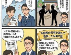 不動産の共有を選んで後悔した兄弟の話