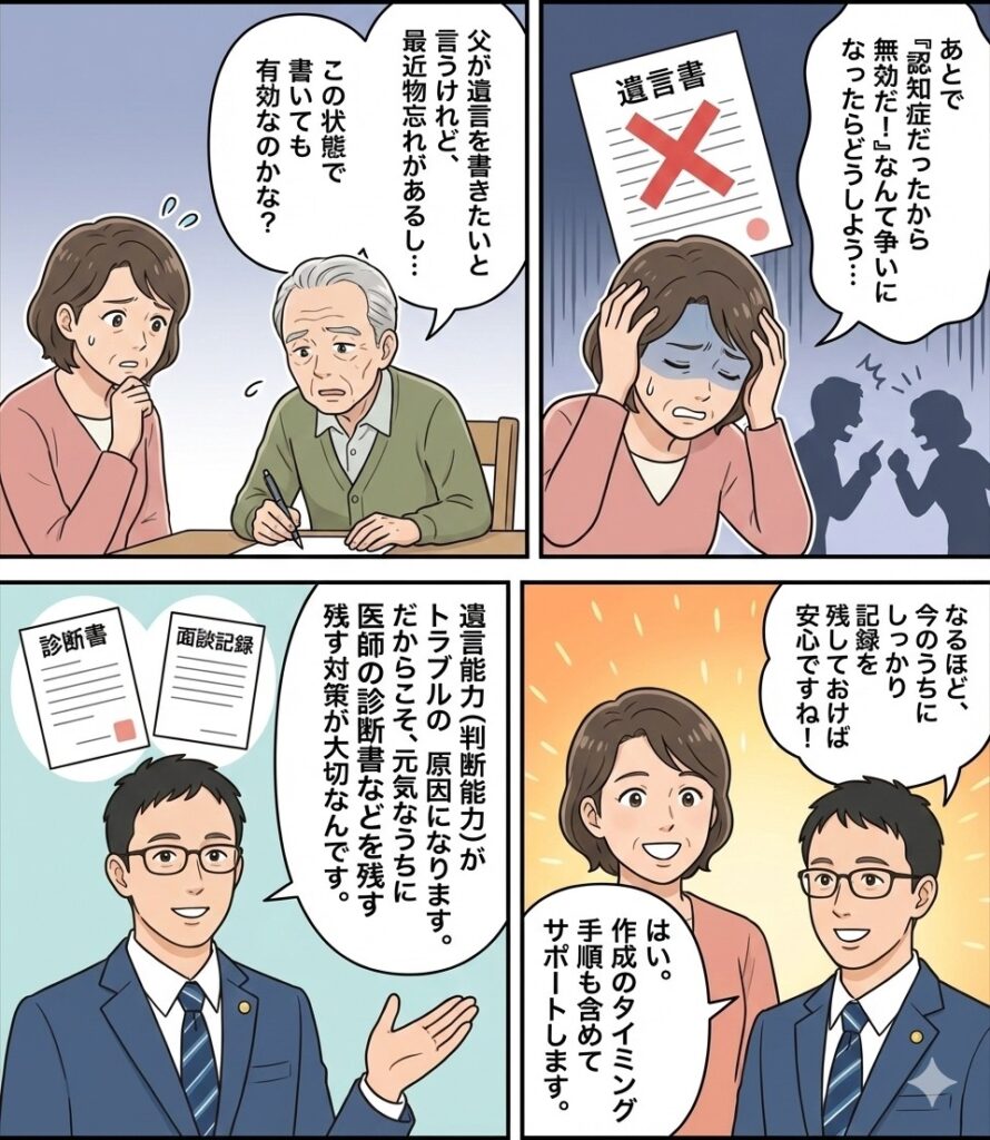 遺言能力とトラブル予防