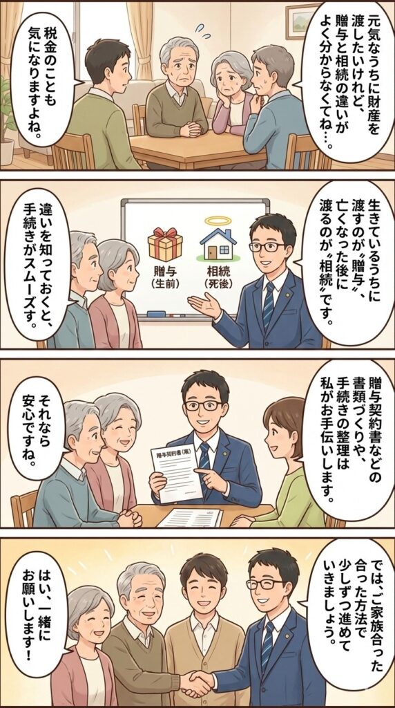 親子間贈与と相続を整理して考える理由